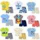 thumbnail image 1 of Conjunto de manga corta para niños Pantalones cortos de manga corta para bebés Ropa de verano para bebés Camiseta de cuello redondo de algodón, 1 of 5