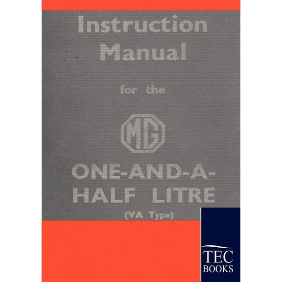 Instruction Manual for the MG 1,5 Litre (Paperback)