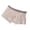 Light Coffee, variant on Men Boxer Underwear Mid-rise Elastic Waist U-Convex Breathable Cotton Crotch Shorts Briefs Seamless Thin Panties