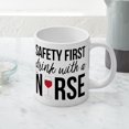 thumbnail image 5 of CafePress - Safety First Drink With A N - 20 Oz White Ceramic Mega Mug, 5 of 5