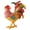 Small rooster, variant on Artistic Hand Painted Rooster Trinket Box Jewelry Container Alloy Texture Suitable for Small Jewelry Organization