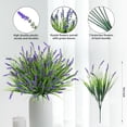 thumbnail image 2 of Plantas artificiales Ivydale Monkey Grass, 10 unidades, color morado, para exteriores, 2 of 7