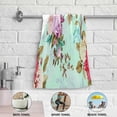 thumbnail image 6 of Dreamtimes Wild Flower Rose 2 pcs Hand Towels Set, Soft Lightweight Highly Absorbent Towel for Bathroom Toilet Kitchen Beach 28.3x14.4in, 6 of 7