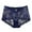 Dark Blue, variant on KHONTS Women's See Through Underwear Lace Panties High Waisted Plus Size Briefs Breathable Soft Underpants Dark Blue XL