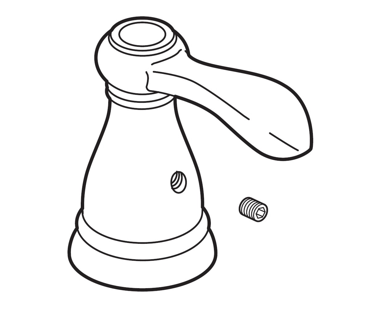 Delta RP47831 Oil Rubbed Bronze Porter Two Metal Lever Handle Kit