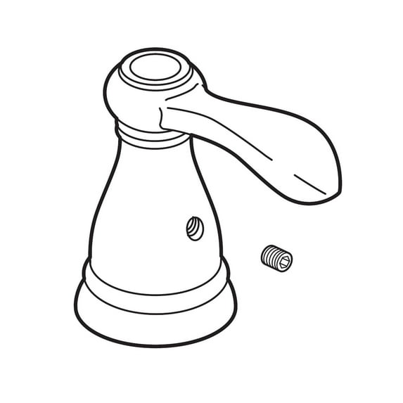 Delta RP47831 Oil Rubbed Bronze Porter Two Metal Lever Handle Kit