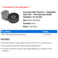 thumbnail image 2 of Accessory Belt Tensioner - Compatible with 1992 - 1993 Chevrolet K2500 Suburban 7.4L V8 GAS - AC Delco, 2 of 2