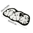 thumbnail image 3 of HongMinWen Halloween Bath Mat, Ghost Pumpkin Bathroom Rug Non Slip Spooky Bath Carpet for Halloween Home Decoration Bats Spooky Bathroom Carpet, 3 of 6