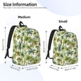 thumbnail image 2 of Easygdp Green Hawaii Palms Mochila de Lona Resistente para Laptop, Compatible con Laptops de 15 a 17 pulgadas, Ideal para Escuela, Trabajo y Viajes-Medium, 2 of 5