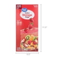 thumbnail image 5 of Great Value Gallon Storage Bags with Double Zipper, 120 Count, 5 of 6