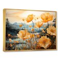 thumbnail image 2 of Designart "Field Of Perfect Passion I" Flower Floater Framed Canvas Prints, 2 of 5