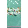 Northeast Home 2-ply Guest Towels Buffet Hostess Paper Napkins, 20-Count, Easter Spring (Teal Happy Easter)