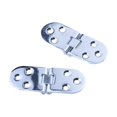 thumbnail image 3 of IFANLANDOR 2PCS Silver Zinc Alloy Mute Hinge for Home Use Durable Door Looseleaf 78MM, 3 of 6