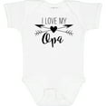 thumbnail image 3 of Inktastic I Love My Opa Heart and Arrows Boys or Girls Baby Bodysuit, 3 of 5