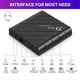 thumbnail image 5 of H618 Network Set-Top Box Smart TV Box for Android 12 Dual-Band WiFi 8K Screen Projection TVBOX US Plug, 5 of 5
