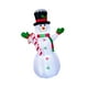 thumbnail image 5 of Muñeco de nieve inflable de 1,2 metros, adorno navideño inflable, estatua inflable grande, decoración exterior con luz para vacaciones, 5 of 9
