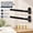 Black, variant on 2 Pack Screwed Sash Curtain Rod Adjustable 9-12 Inch, 3/8 In. Diameter, Mini Sidelight Window Rod Black | Wrap Around Cafe Curtain Rod, Screws Mounted