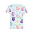 thumbnail image 5 of Warop T-Shirt Décontracté pour Femme à Enfiler avec Imprimé de Pâques, Col Rond et Manches Courtes pour Usage Quotidien et Occasions des Fêtes, 5 of 5