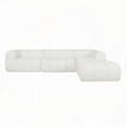 thumbnail image 3 of 122" Modern L-Shaped Sectional Sofa in High-Density Sponge, Chaise Lounge, 2-Piece Set for Living Room, 3 of 15