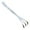 Silver, variant on Dengmore Stainless Steel Hand Rake Cultivator Tiller Tool Great for Gardening Cultivating Loosening Weeding Mulching Hand Tiller Garden Tool, Planting