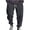 Dark Gray, variant on WWV Mens Sweatpant Mens Joggers Drawstring Pocket Trousers Elastic High Waisted Solid Thick Sport Trousers Loose Hiking Fall Winter Pants Black