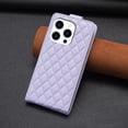 thumbnail image 6 of Flip Wallet Case for iPhone 16 Pro Max, PU Leather Magnetic Snap Folio Cover with Card Holder, Kickstand Function - TPU Shockproof Durable Protective Phone Case for iPhone 16 Pro Max, Purple, 6 of 7