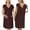 Darck Red, variant on Labor and Delivery Gown for Hospital Maternity Nursing Nightgown Sleepwear for Breastfeeding V Neck Nightshirt Sleeping Dress