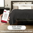 thumbnail image 6 of Sunbeam Dark Gray Polyester Electric Blanket, 6 of 10