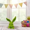 thumbnail image 4 of Jkkant Flocked Easter Bunny Figurine - Resin Statue for Tabletop, Shelf, Living Room, Spring Home Decor Centerpiece, 4 of 4