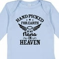 thumbnail image 4 of Inktastic Handpicked for Earth by My Nana in Heaven with Angel Wings Boys or Girls Long Sleeve Baby Bodysuit, 4 of 5