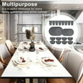 thumbnail image 3 of Skymirror 32 Pcs Plastic Tableware Set Food-grade Reusable Dinner Plates Bowls Cups Service for 8 Dishwasher Safe Non-breakable Dishware for Picnics Parties Family Gatherings, 3 of 6