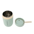 thumbnail image 2 of Recipiente térmico para alimentos de 600 ml con tapa de seguridad y cuchara, de acero inoxidable 304, a prueba de fugas, para niños y niñas, color verde menta, 2 of 14