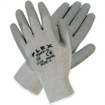 MCR Safety Flex Tuff-II Latex Coated Gloves, X-Large, Black/Gray -  1 Dozen (127-9688VXL)
