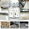 thumbnail image 6 of Yayeee Ashtray with Lid for Cigarette Smokeless Stainless Steel Home Ash Holder, Christmas Forest, 6 of 7