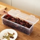 thumbnail image 5 of Spice Storage Box | Food Grade Plastic | Yellow | Kitchen Cabinet Organizer | Portable Handheld Seasoning Container | Sealed Moisture Proof | 13.58x3.70x4.72 in | 1 Pc, 5 of 6