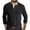 Black, variant on Caqnni Men's Long Sleeve Henley Shirts Casual Autumn and Winter Lightweight Button Henley Solid T-Shirt Tops (White,M)