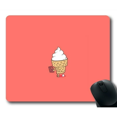 

POPCreation Mr Funny Ice Cream Mouse pads Gaming Mouse Pad 9.84x7.87 inches