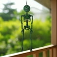 thumbnail image 2 of Halloween Poseable Skeleton Decor - 17" Flexible Skull & Bone Animatronic for Outdoor Scary Displays, Lawn Haunts & Spooky Parties, 2 of 4
