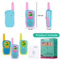thumbnail image 7 of Obuby Toys for 3-12 Year Old Boys Girls Walkie Talkies for Kids 22 Channels 2 Way Radio Gifts with Backlit LCD Flashlight 3 KMs Range Gift Toy for Age 3 up Boy Girl to Outside, Hiking, Camping, 7 of 7