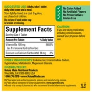 Nature Made Vitamin B6 100 mg Tablets, B6 Vitamins for Energy Metabolism Support, 100 Count