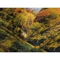 thumbnail image 4 of Ambesonne Fall Quilted Bedspread Set 3 Pcs, Montreal in Autumn Season, King Size, Multicolor, 4 of 5