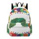 thumbnail image 1 of La Oruga Muy Hambrienta-theme Backpack, Campus style schoolbag Bookbag with Adjustable Shoulder Straps And Large Zip Compartment, Unisex Travel Bags.42x30x15cm, 1 of 6