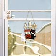 thumbnail image 4 of Decoración de Halloween perfecl Ornamento puerta Interior Gato Calabaza, 4 of 8