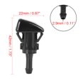 thumbnail image 3 of 2 Pcs 47185 Windshield Washer Nozzle Sprayer Single Hole Replacement for 06-12 Mitsubishi Eclipse, 3 of 6