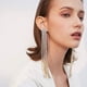 thumbnail image 3 of Moda mujer pendientes largos con borlas de diamantes de imitación dorados bohemios cadena larga pendientes colgantes joyería para mujer, 3 of 4