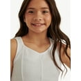 thumbnail image 4 of Justice Girl's Rib Tank, Sizes XS - XLP, 4 of 6