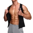 thumbnail image 3 of Fankiway Men Vest Waist Trainer Adjustable Training Double Zip Body Shaper, 3 of 6