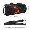 thumbnail image 2 of Balery Molten Lava Abstract Flow Bolsa de Gimnasio para Mujeres y Hombres, Bolsa de Viaje Impermeable, Bolsa de Fin de Semana con Compartimento para Zapatos y Bolsillo Húmedo, 2 of 6