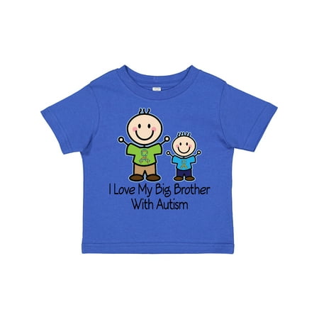 

Inktastic Autism I Love My Big Brother Awareness Gift Toddler Boy Girl T-Shirt