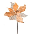 thumbnail image 1 of Vickerman QG190858 12 in. Rose Gold Velvet Poinsettia Spray - 6 per Bag, 1 of 1